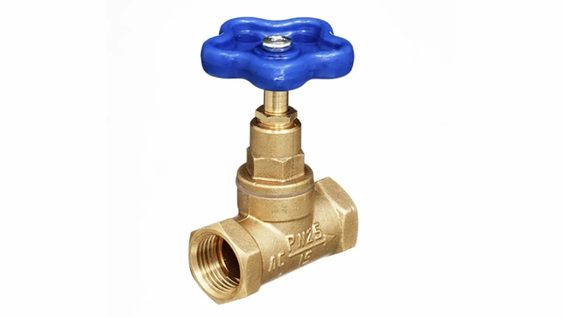 Вентиль латунный 50 мм 15б3р запорный Ру16 Цветлит внутренняя резьба