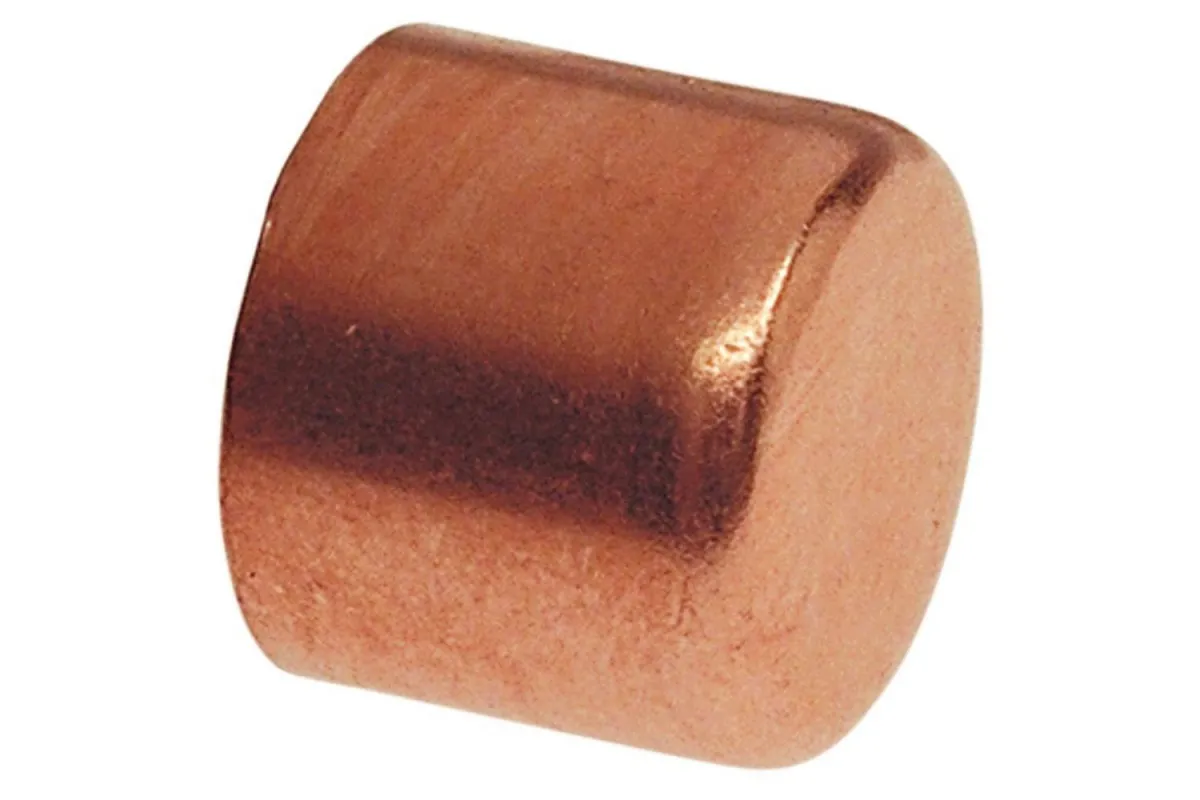Заглушка медная 89 мм под пайку