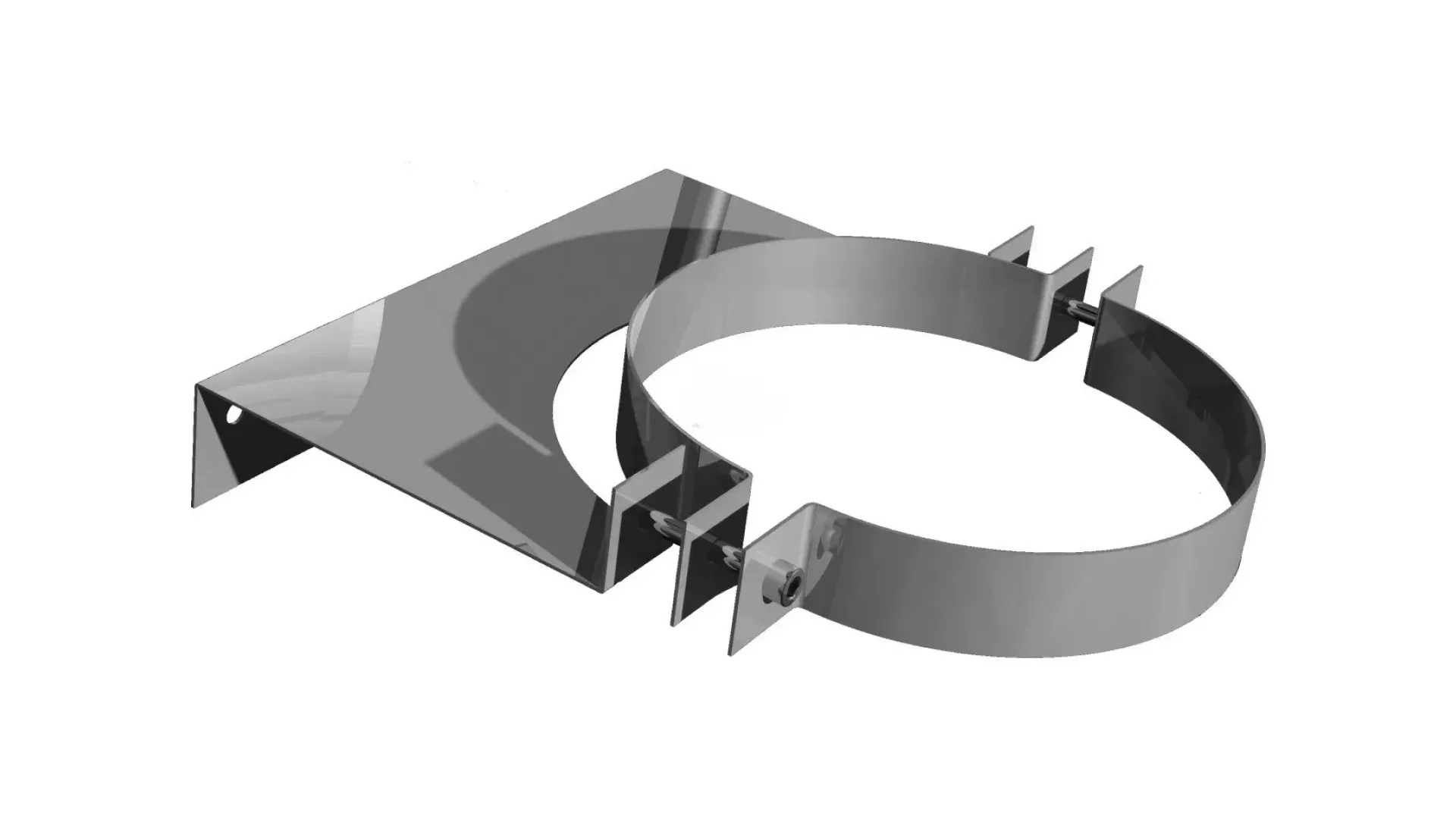 Крепление дымохода  450 мм  1 мм AISI 430