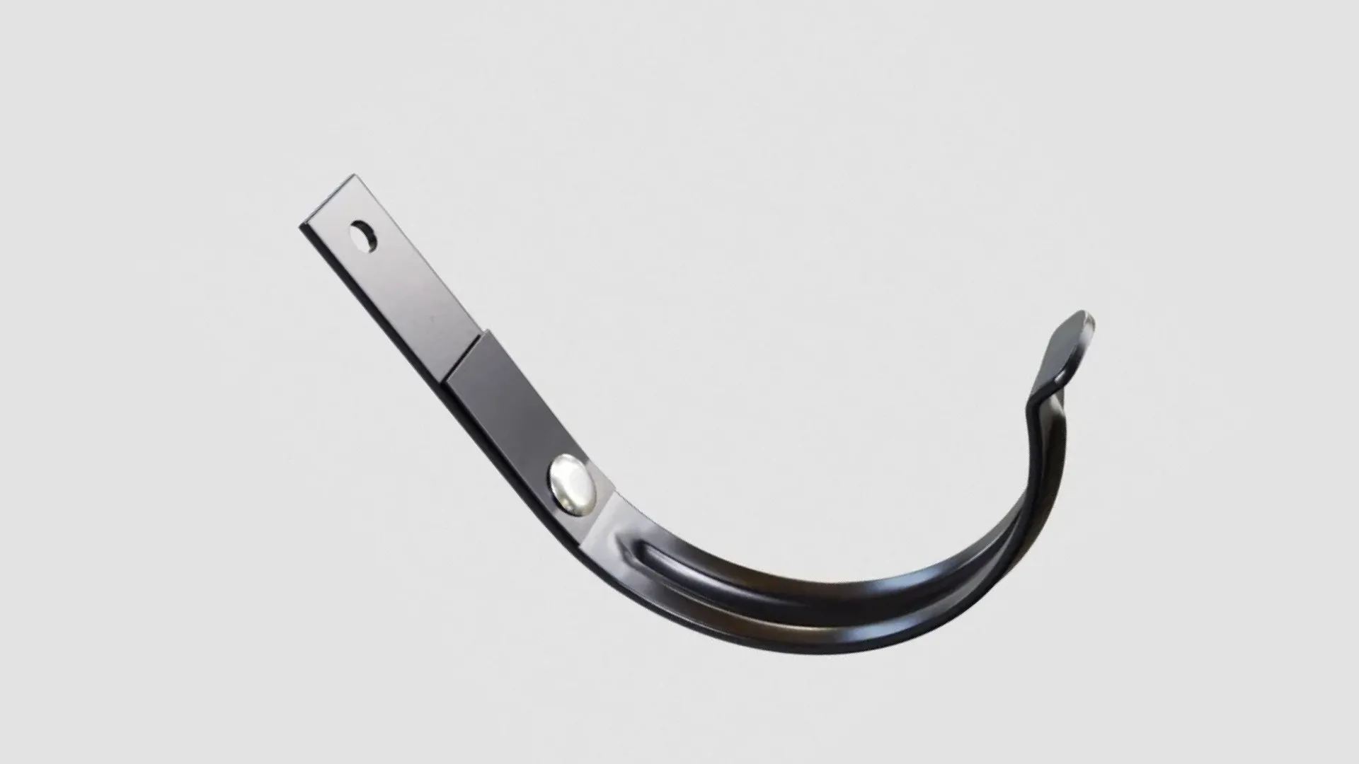 Держатель для желоба  сталь 90 мм